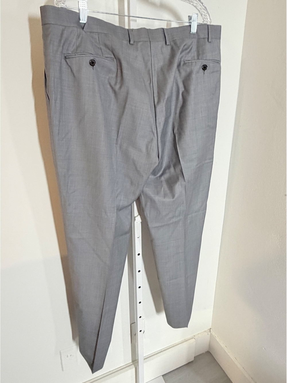 Lauren Ralph Lauren Men's Gray Wool Blend Dress Pants Size 40 - Picture 6 of 12